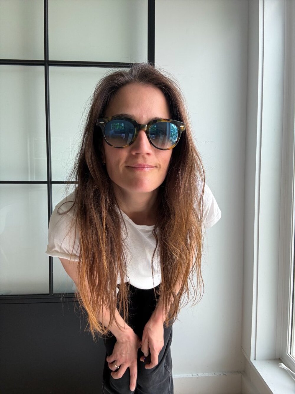Ray Ban Orion RB2199 13323F Sunglasses Yellow Havana/Clear Gradient Blue